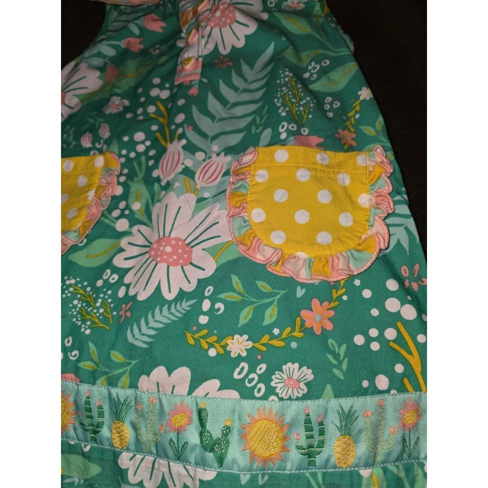 Wildflowers Wild flowers floral‎ pineapple cactus dress size 2t